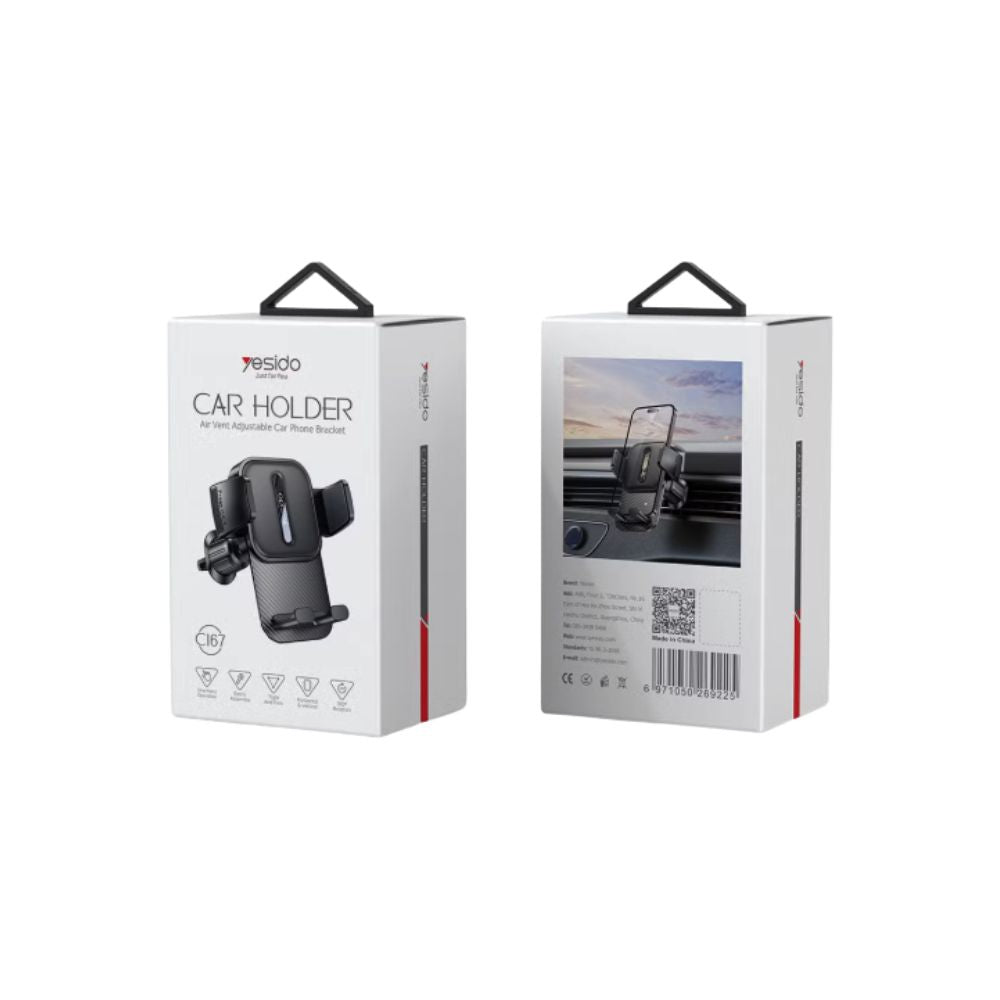 Yesido C167 Air Vent Hook Universal Car Phone Holder Yesido C167 Air Vent Hook Universal Car Phone Holder